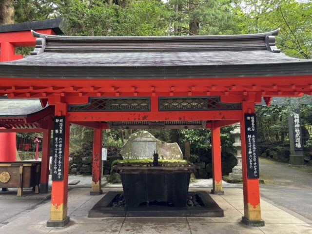 手水舎(箱根神社)