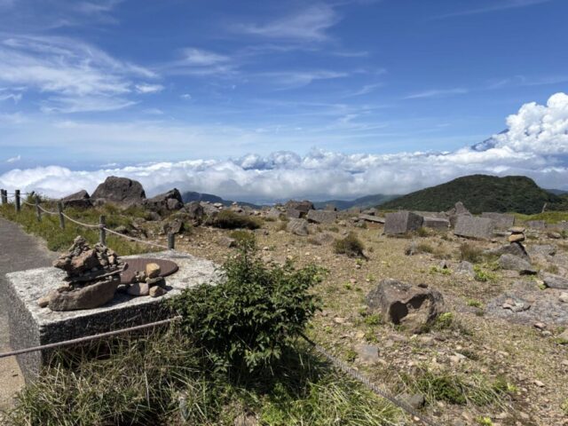 ←ロープウェー乗り場（駒ヶ岳山頂）