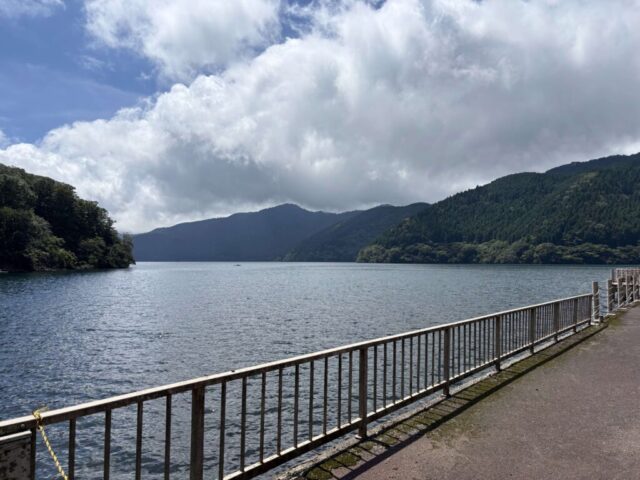 桟橋→「芦ノ湖」(九頭龍の森)
