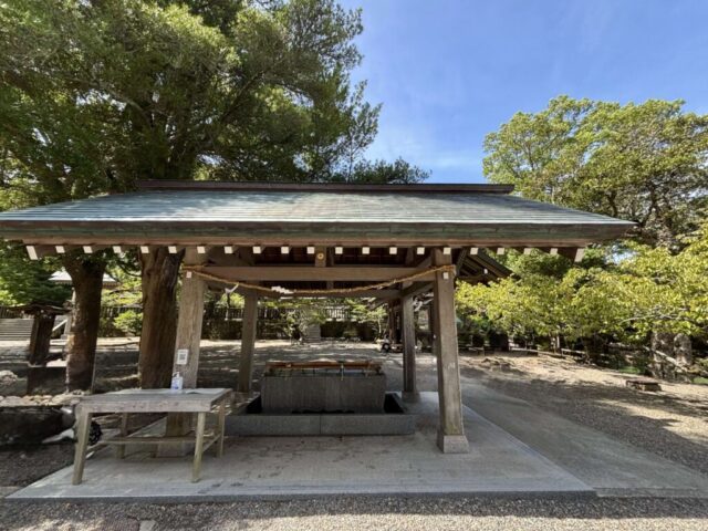 手水舎(安房神社)