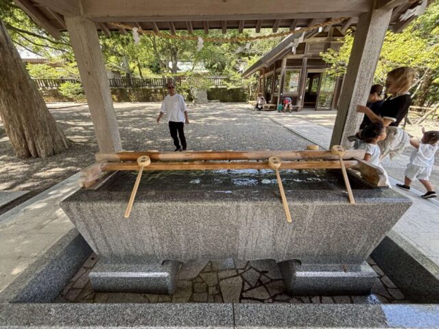 手水舎②(安房神社)