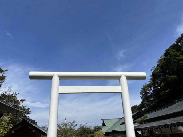 第二鳥居②(安房神社)