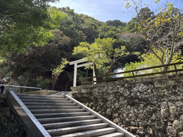 参道→「下の宮」②(安房神社)