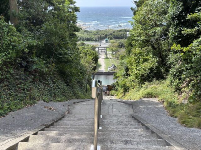 厄祓坂→「随身門」②(洲崎神社)