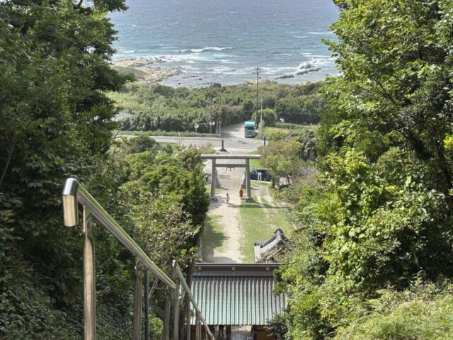厄祓坂→「鳥居」③(洲崎神社)