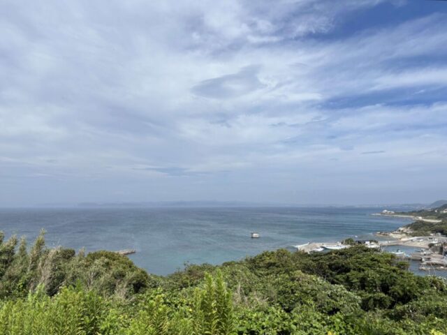 東京湾入口方面(館山市)