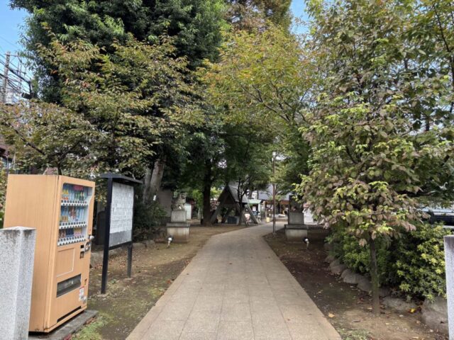 鳥居→「参道」（北野神社）