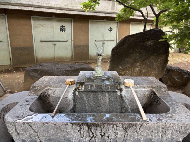 手水舎②（北野神社）