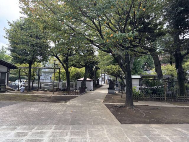 拝殿→参道（北野神社）