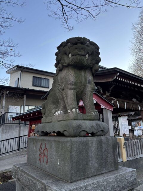 狛犬（瀧野川八幡神社）