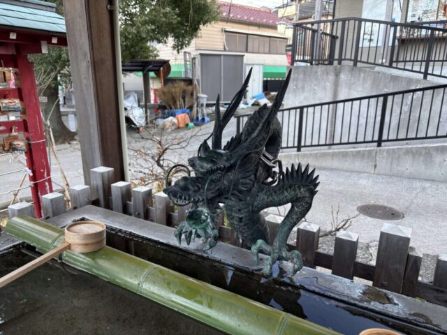 手水舎②（瀧野川八幡神社）