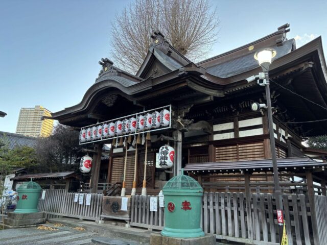 拝殿④（瀧野川八幡神社）