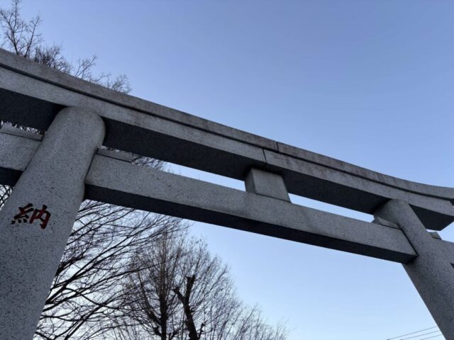 鳥居②（瀧野川八幡神社）