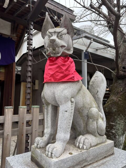 神狐②（飛木稲荷神社）
