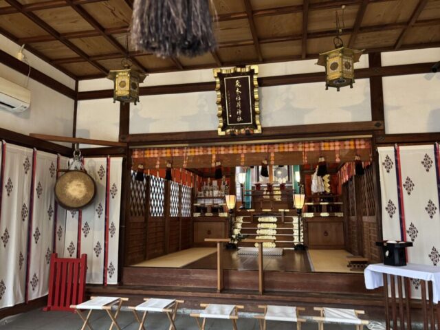 拝殿③（飛木稲荷神社）