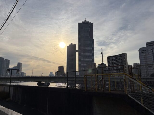 隅田川（中央区佃）