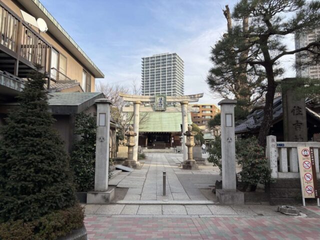 赤い鳥居→「鳥居」②（中央区佃）