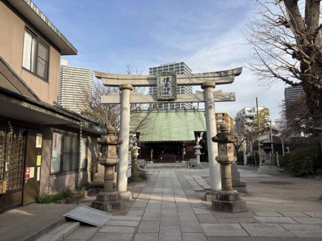 入り口→「鳥居」（住吉神社）