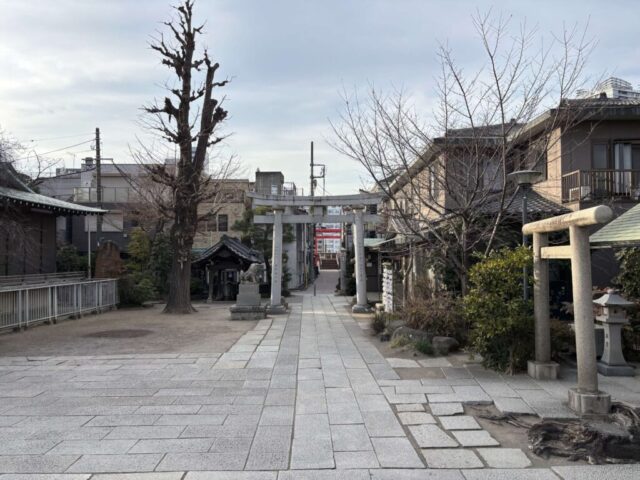 拝殿→「鳥居」（住吉神社）