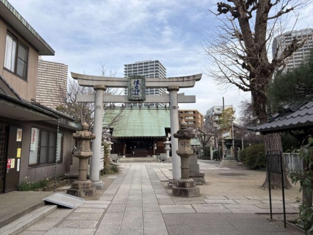 入り口→「鳥居」②（住吉神社）