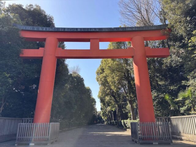 大鳥居（井草八幡宮）