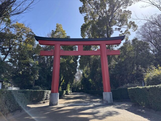 北鳥居（井草八幡宮）