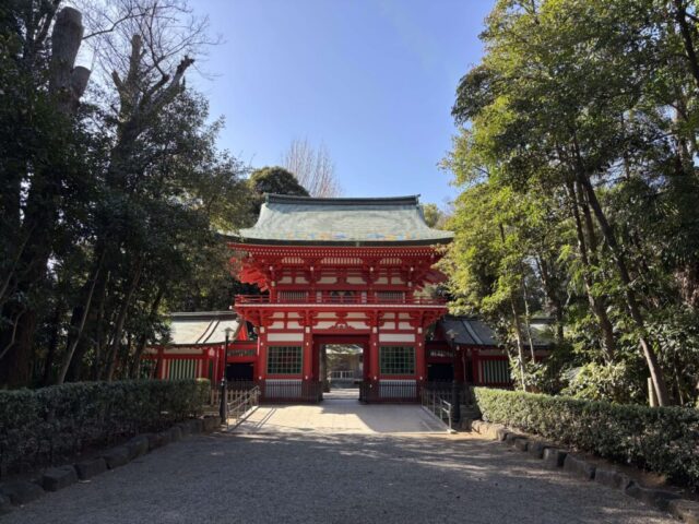 北参道→「楼門」（井草八幡宮）