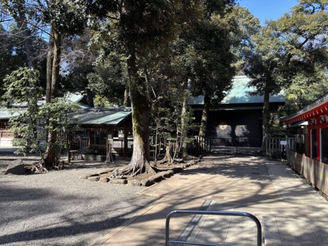 楼門→「右」（井草八幡宮）