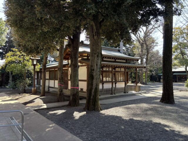 楼門→「左」（井草八幡宮）