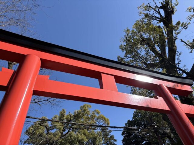 西鳥居②（井草八幡宮）