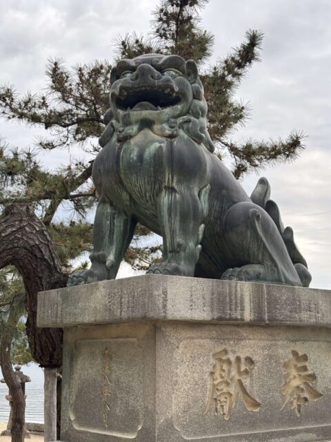 狛犬（厳島神社）