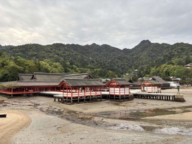参道→「社殿」（厳島神社）