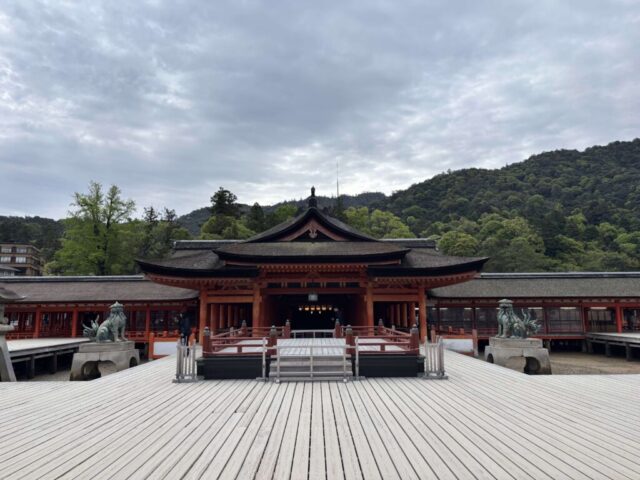 先端→「拝殿」（厳島神社）