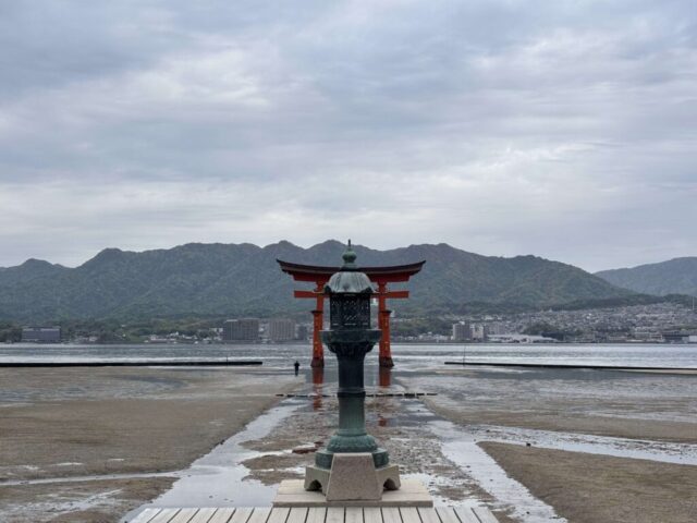 先端→「大鳥居」②（厳島神社）