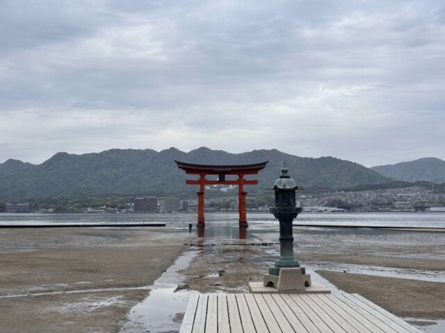 先端→「大鳥居」③（厳島神社）