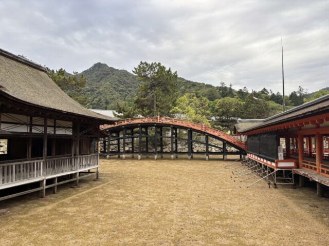 大国神社 横→「反橋」（厳島神社）
