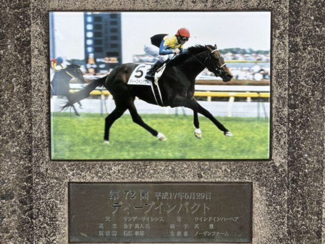 歴代のダービー馬(東京競馬場)