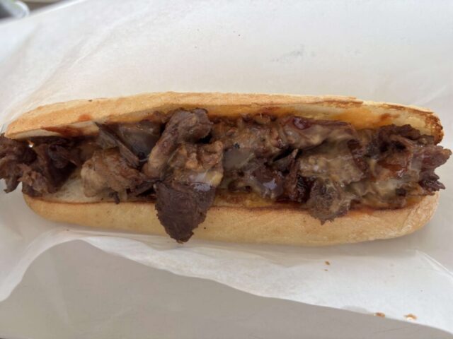 チーズステーキサンド(東京競馬場)