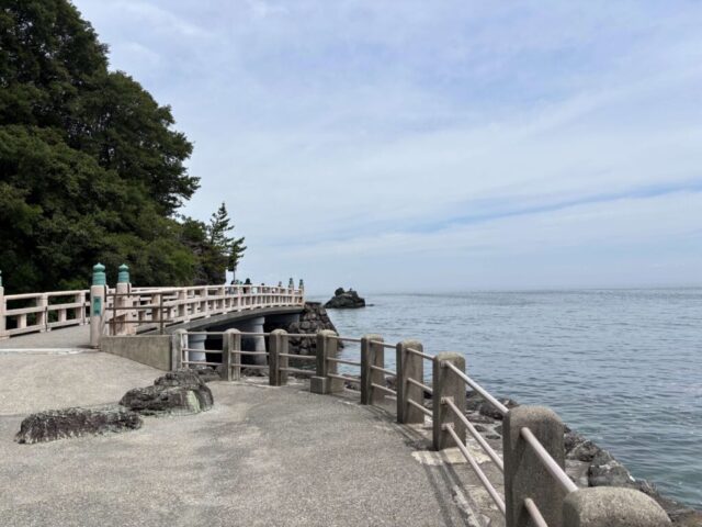 契りの松→「禊橋」(二見興玉神社)