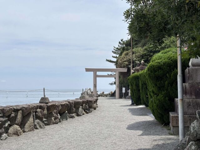 参道→「第二鳥居」(二見興玉神社)