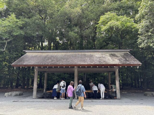 手水舎（伊勢神宮・内宮）