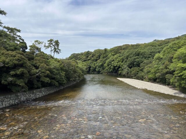 宇治橋→「五十鈴川」②（伊勢神宮・内宮）