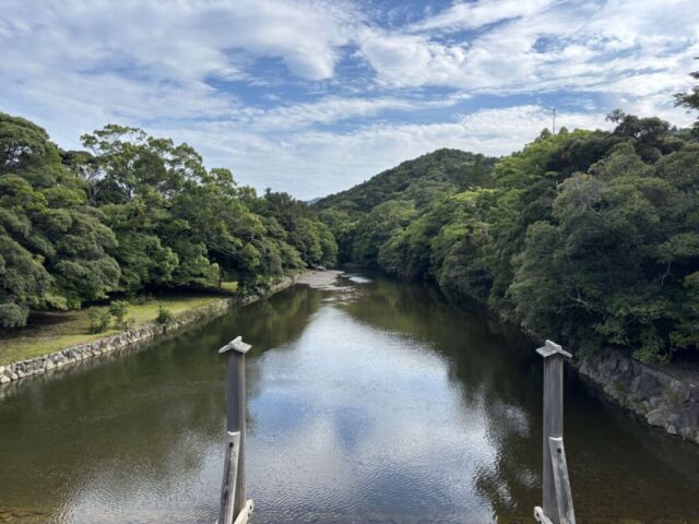 宇治橋→「五十鈴川」（伊勢神宮・内宮）