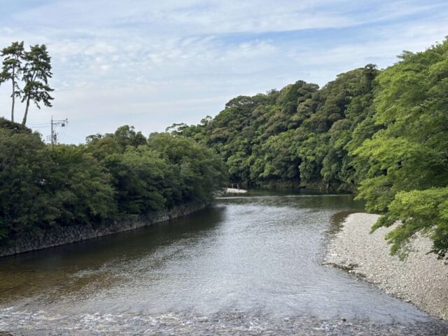 宇治橋→「五十鈴川」②（伊勢神宮・内宮）